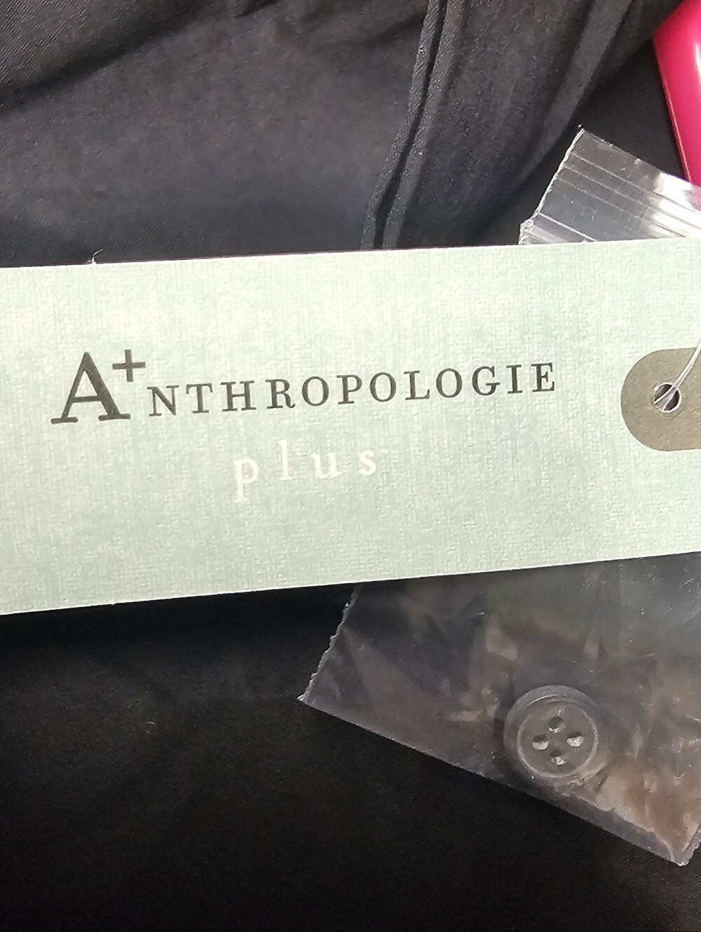 Anthropologie/Sunday In Brooklyn Black Relaxed Button-Front Dress - Picture 9 of 13